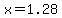 x+=+1.28+