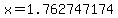 x+=+1.762747174
