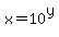 x+=+10%5Ey