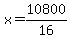 x+=+10800%2F16