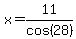 x+=+11%2Fcos%2828%29
