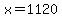 x+=+1120