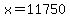 x+=+11750