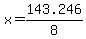x+=+143.246%2F8