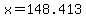 x+=+148.413