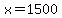 x+=+1500
