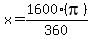 x+=+1600%28pi%29%2F360