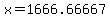 x+=+1666.66667