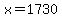 x+=+1730