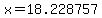 x+=+18.228757