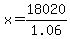 x+=+18020%2F1.06