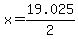 x+=+19.025%2F2+