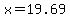 x+=+19.69+