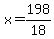 x+=+198%2F18