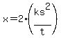x+=+2%28ks%5E2%2Ft%29