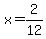 x+=+2%2F12