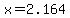 x+=+2.164