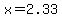 x+=+2.33