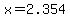x+=+2.354+