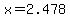 x+=+2.478