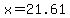x+=+21.61