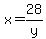 x+=+28%2Fy