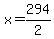 x+=+294%2F2