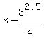 x+=+3%5E2.5%2F4