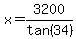 x+=+3200%2Ftan%2834%29