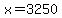 x+=+3250