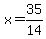 x+=+35%2F14