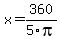 x+=+360%2F5pi