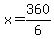 x+=+360%2F6+