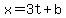 x+=+3t%2Bb