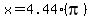 x+=+4.44%28pi%29