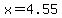 x+=+4.55