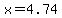 x+=+4.74