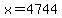 x+=+4744