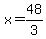 x+=+48%2F3