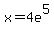 x+=+4e%5E5
