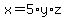 x+=+5%2Ay%2Az