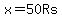 x+=+50Rs