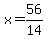 x+=+56%2F14