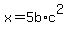 x+=+5b%2Ac%5E2