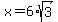 x+=+6%2Asqrt%283%29