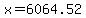 x+=+6064.52