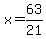 x+=+63%2F21