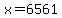 x+=+6561