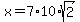 x+=+7%2A10%2Asqrt%282%29