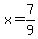 x+=+7%2F9